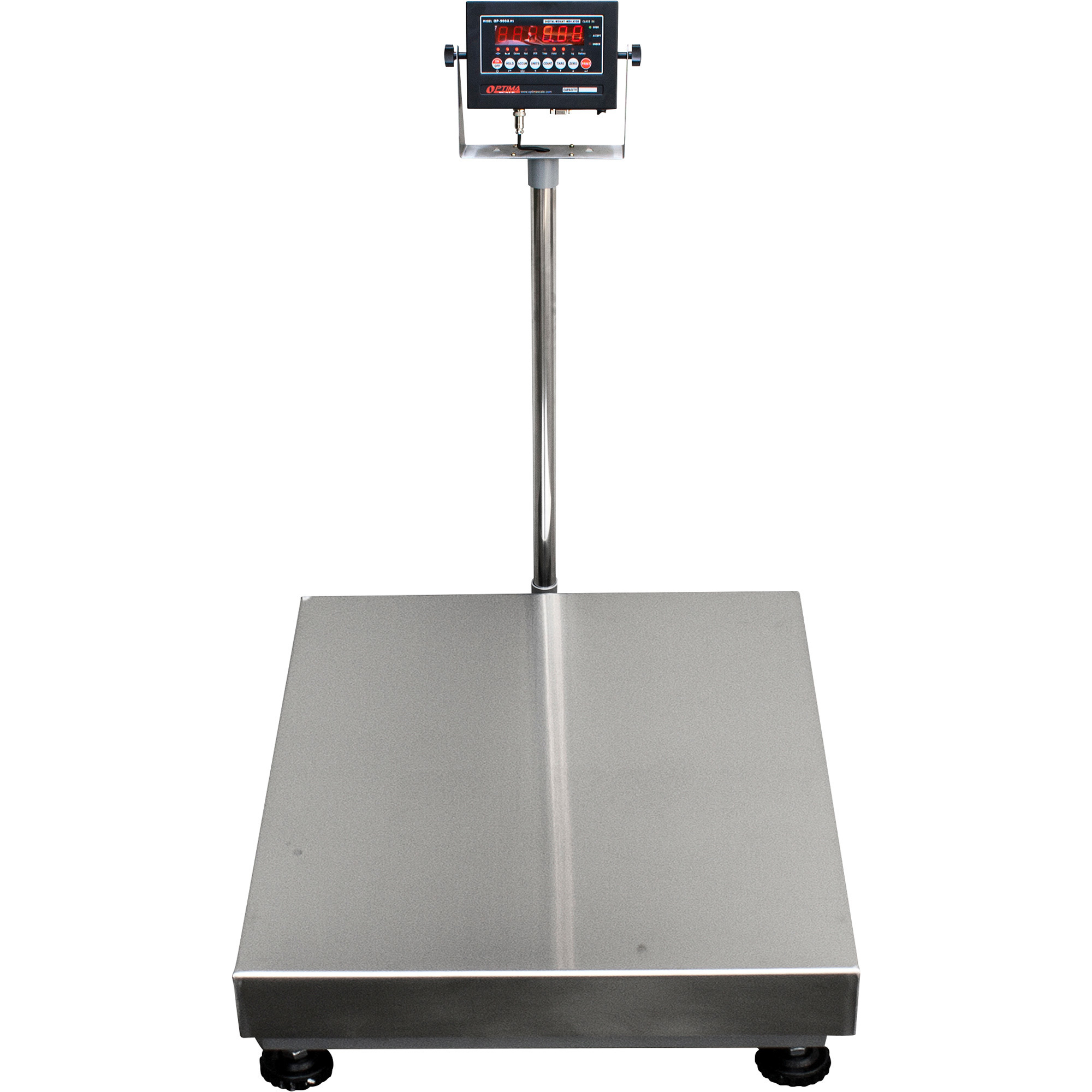 Optima Scale 24in. x 24in. Bench Scale, 500-Lb. Capacity, 0.1-Lb. Display Increments, Model# OP-915-2424-500